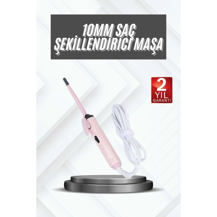 Nevamel® Afro Dalga Kıvırcık İnce Saç Maşası 10MM Saç Şekillendirici
