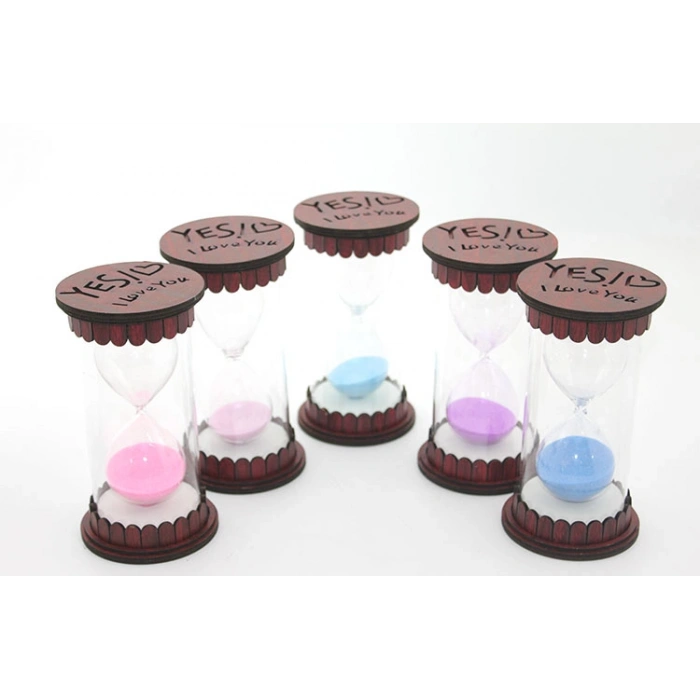 Nevamel Ahşap Kum Saati Model 3