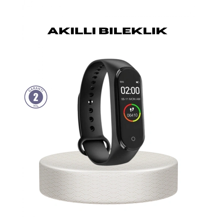 Nevamel® Akıllı Bileklik 0.96 İnç Ekran Kalp Atışlı Kan Basınçlı IP67 Suya Dayanıklı