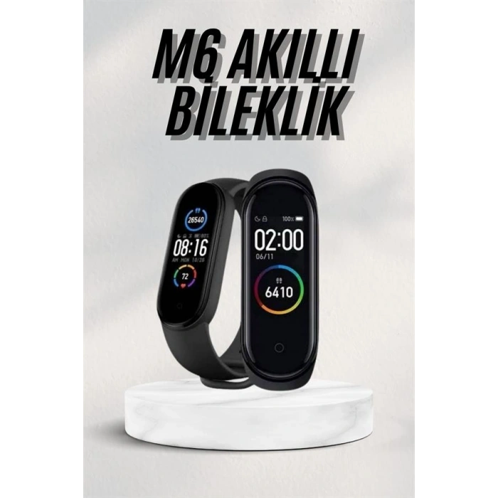 Nevamel Akıllı Bileklik Android ve İOS Uyumlu Bildirim ve Çağrı Görme Spor Takibi