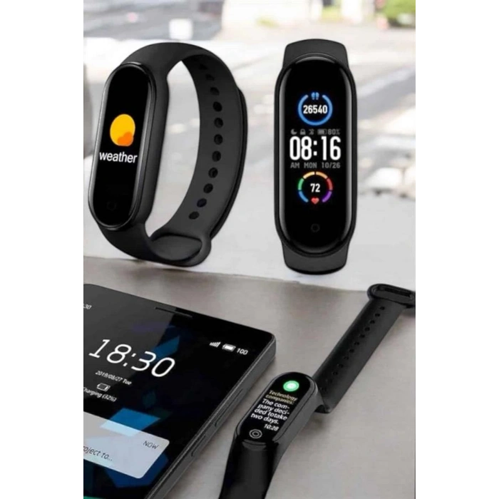 Nevamel Akıllı Bileklik Fitness ve Sağlık İçin Akıllı Bileklik Adım Sayar Kalp Atışı Uyku İzleme