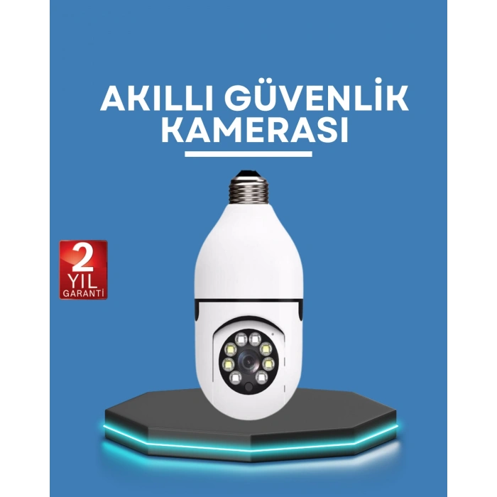 Nevamel® Akıllı Güvenlik Kamerası Full HD Görüntü ve Gece Görüş Özellikli