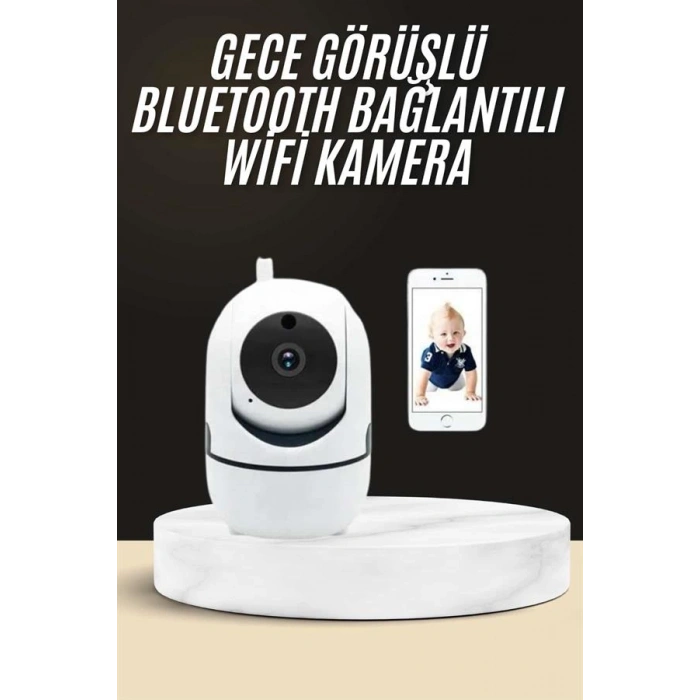 Nevamel® Akıllı Güvenlik Kamerası HD Görüntü Kalitesi Hareket Algılama Wifi Kamera