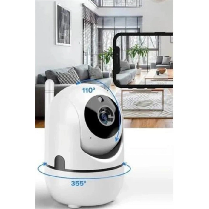 Nevamel® Akıllı Güvenlik Kamerası HD Görüntü Kalitesi Hareket Algılama Wifi Kamera