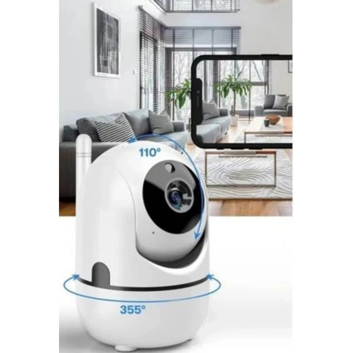 Nevamel® Akıllı Güvenlik Kamerası HD Görüntü Kalitesi Hareket Algılama Wifi Kamera