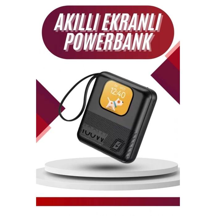 Nevamel® Akıllı Powerbank 10.000 MAH 4 Çıkışlı Taşınabilir Dijital Göstergeli