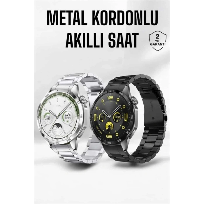 Nevamel Akıllı Saat Bildirim Görme Amoled Ekran GPS Uyumlu Sesli Görüşme