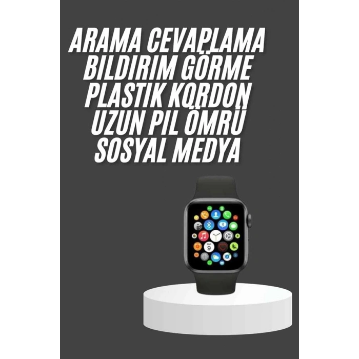 Nevamel Akıllı Saat Çok Fonksiyonlu Uyku Takibi Adımsayar Nabız Ölçer Arama Cevaplayan