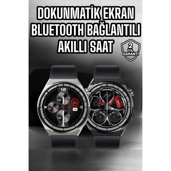 Nevamel Akıllı Saat Dokunmatik Ekran Sesli Görüşme ve Bildirim Görme Sağlık Takibi