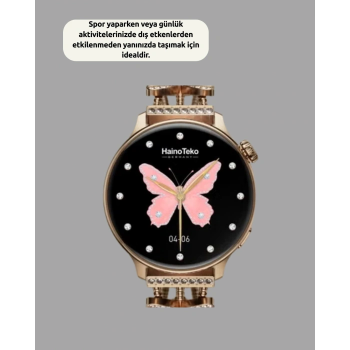 Nevamel® Akıllı Saat – Dokunmatik Ekran Spor Modu ve Kalp Atış Sensörü