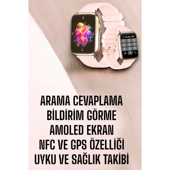 Nevamel Akıllı Saat Kadınlara Uyku Ve Sağlık Takibi Yapabilen Bileklik Hediyeli