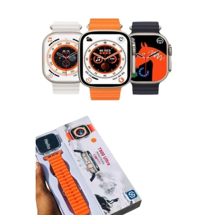 Nevamel® Akıllı Saat Kordon Hediyeli Güçlü Batarya Kapasiteli Titreşimli Bildirim Görme Unisex