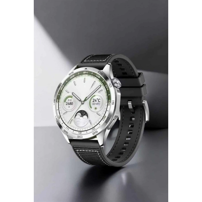 Nevamel Akıllı Saat Metal Kordonlu GPS ve NFC Uyumlu Arama Cevaplayan