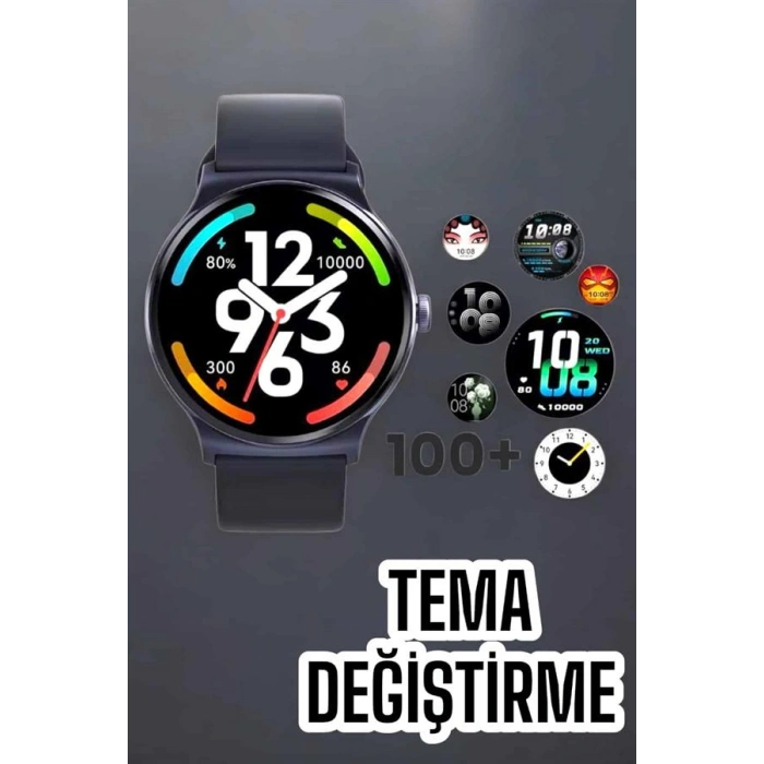 Nevamel Akıllı Saat Sesli Görüşme Bluetooth Bağlantılı 3 Kordonlu