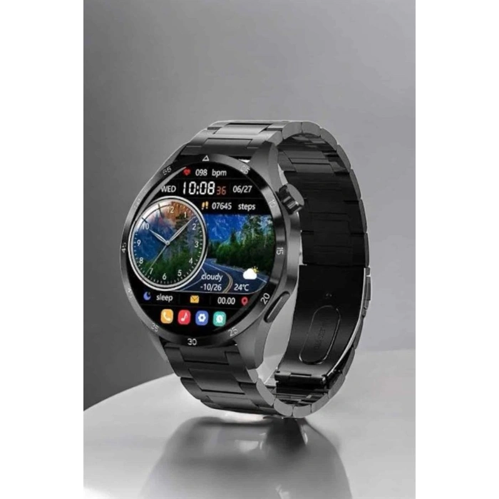 Nevamel Akıllı Saat Sesli Görüşme NFC Uyumlu Bildirim Görme ve Uyku ve Sağlık Takibi