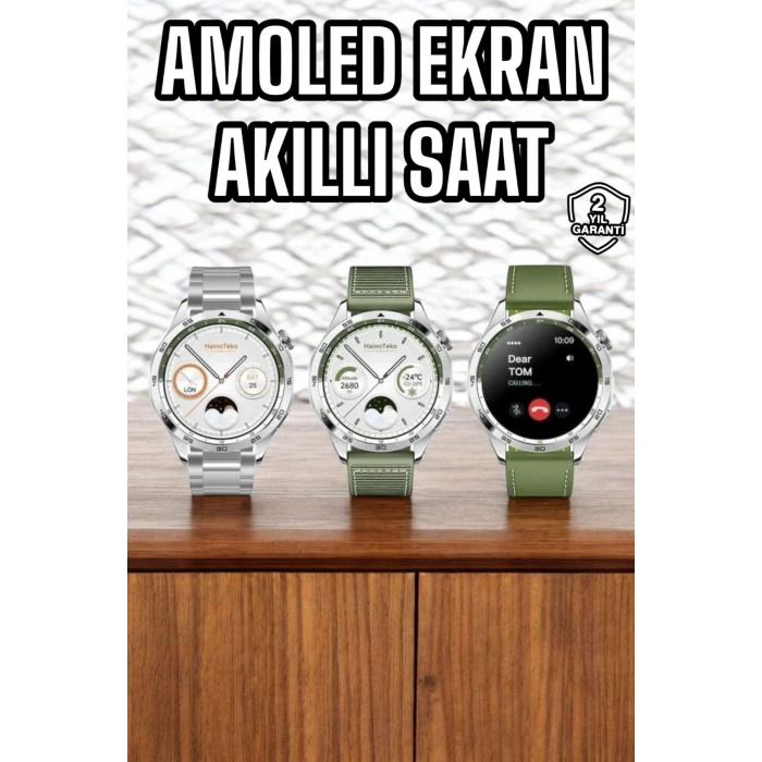 Nevamel Akıllı Saat Sesli Görüşme Titreşimli Nabız Sensörlü Spor Modları