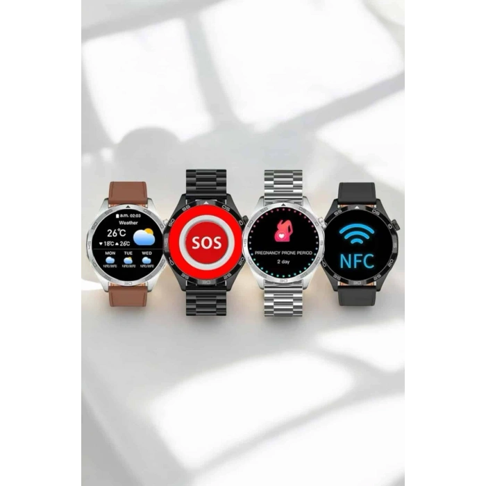 Nevamel Akıllı Saat Sesli Görüşme Titreşimli Nabız Sensörlü Spor Modları