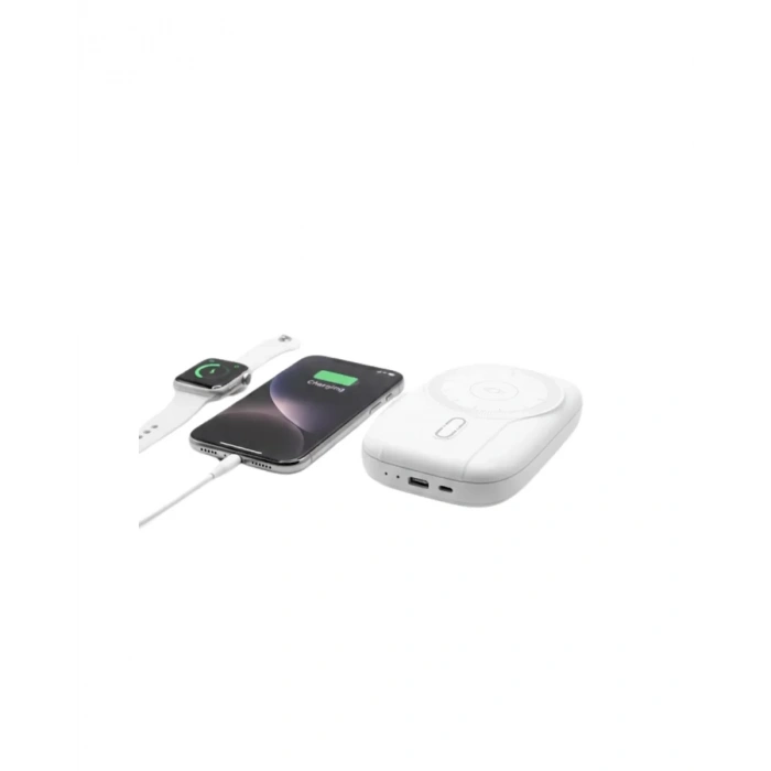 Nevamel® Akıllı Saat ve Telefon Uyumlu 4’ü 1 Arada Powerbank 10000 mAh Yeni Nesil