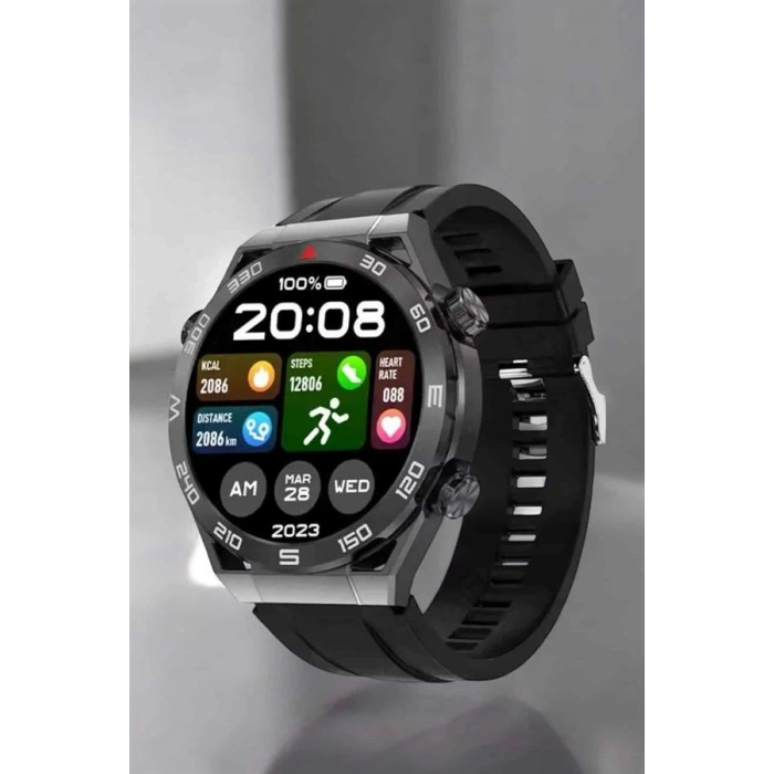 Nevamel Akıllı Saat Yeni Nesil 2024 Model Metal Kordonlu Bluetooth Bağlantılı