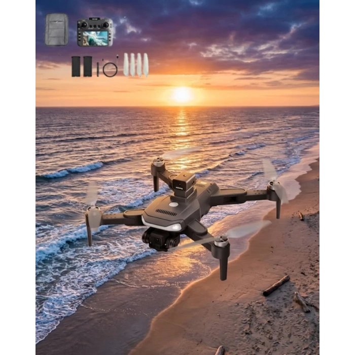 Nevamel® Akıllı Takip Özellikli 4K Drone Katlanabilir Tasarım Uzaktan Kontrollü Profesyonel Çekim Dronu