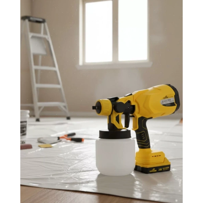 Nevamel® Akülü Boya Püskürtme Tabancası Ayarlanabilir Sprey ve Fan Ayarı