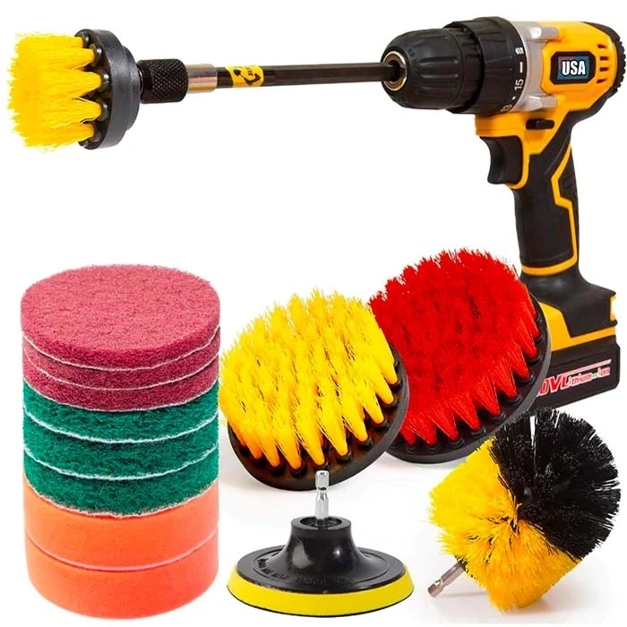 Nevamel ALLY 31 Parça Çok Amaçlı Ev Banyo ve Araç Matkap Ucu Temizlik Seti-(5775)