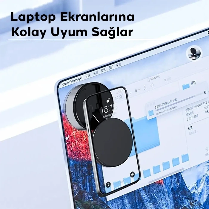 Nevamel Ally 360° Ayarlanabilir Vakumlu Araç Oto Telefon Tutucu-(5775)