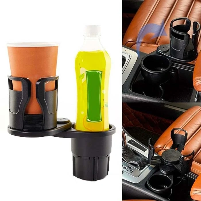 Nevamel Ally 360° Döndürülebilir Araç Bardaklık 2li Araç İçecek Tutacağı Braketi-(5775)