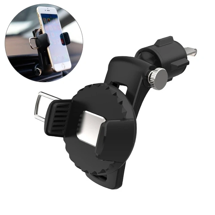 Nevamel Ally 360 Dönebilen Araç Klima Havalandırma Bölmesi Kancalı Telefon Tutucu-(5775)