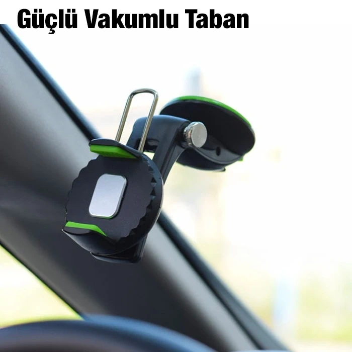 Nevamel Ally 360 Dönebilen Torpido Üstü Vakumlu Araç Oto Telefon Tutucu-(5775)