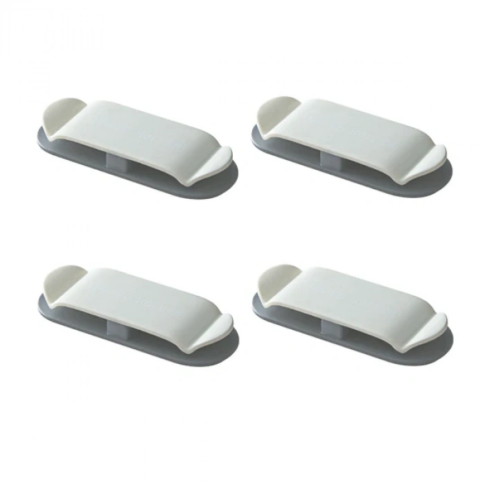 Nevamel ALLY 4 Parça Creative Kablo Tutucu Kablo Organizatör-(5775)