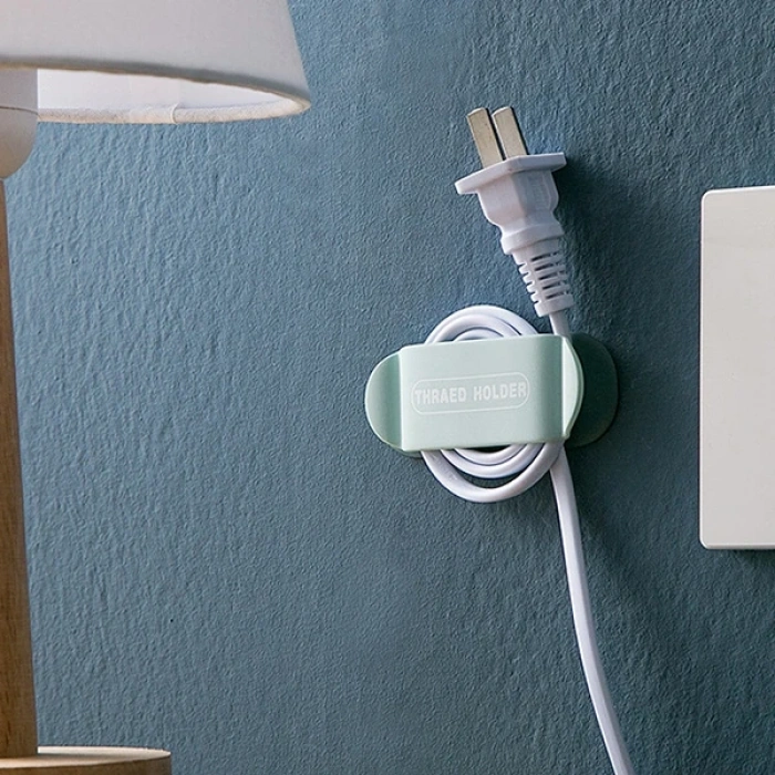 Nevamel ALLY 4 Parça Creative Kablo Tutucu Kablo Organizatör-(5775)