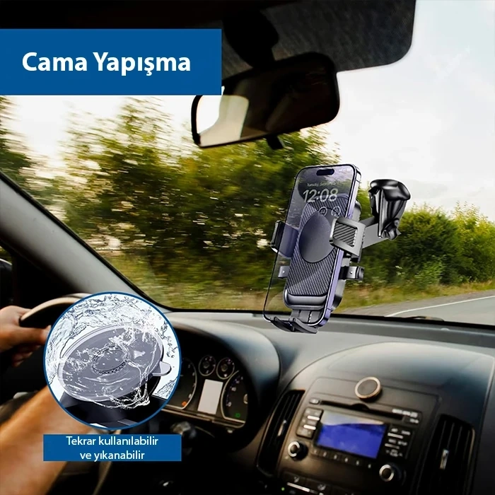 Nevamel ALLY  A145 Araç İçi Torpido Üstü Telefon Tutucu-(5775)