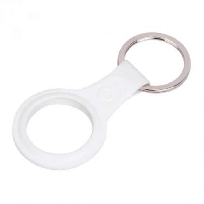 Nevamel ALLY AirTag İçin Asma Halkalı Deri Desenli Anahtarlık Kılıf-(5775)