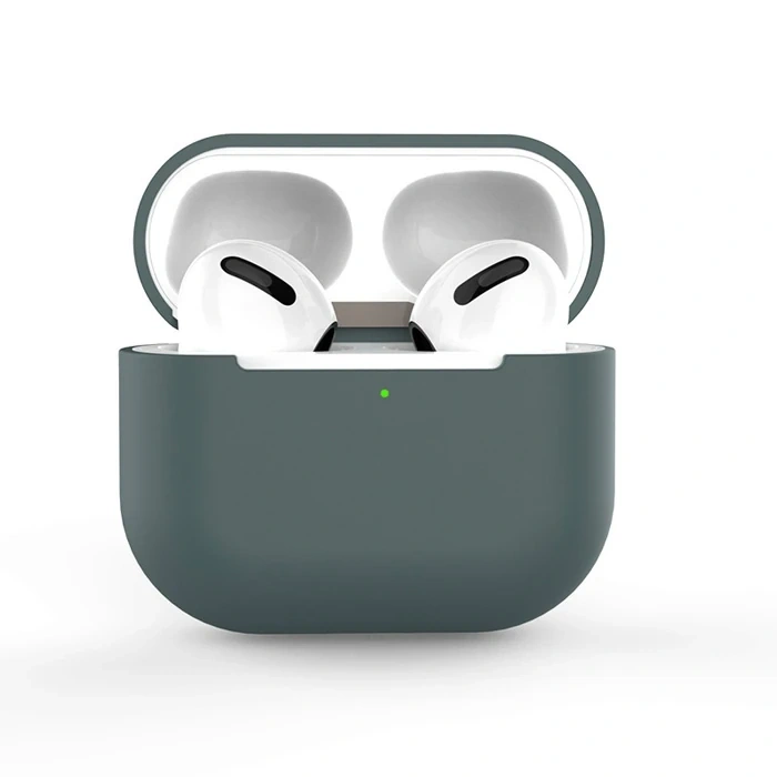 Nevamel Ally Apple Airpods 3 için Ultra İnce Koruma Silikon Kulaklık Kılıfı-(5775)