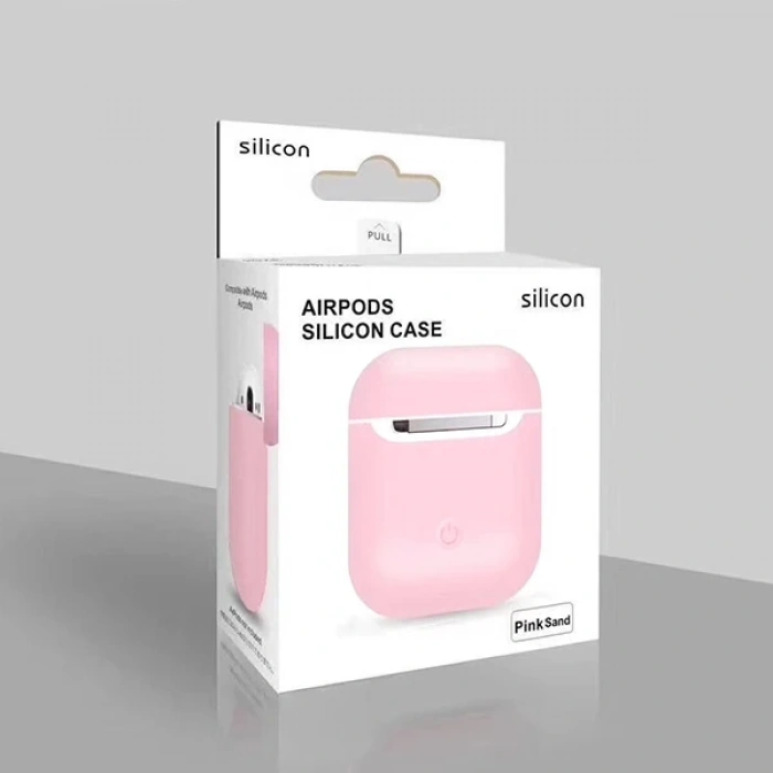 Nevamel Ally Apple Airpods İçin Soft Silikon Tam Kaplayan Kılıf-(5775)