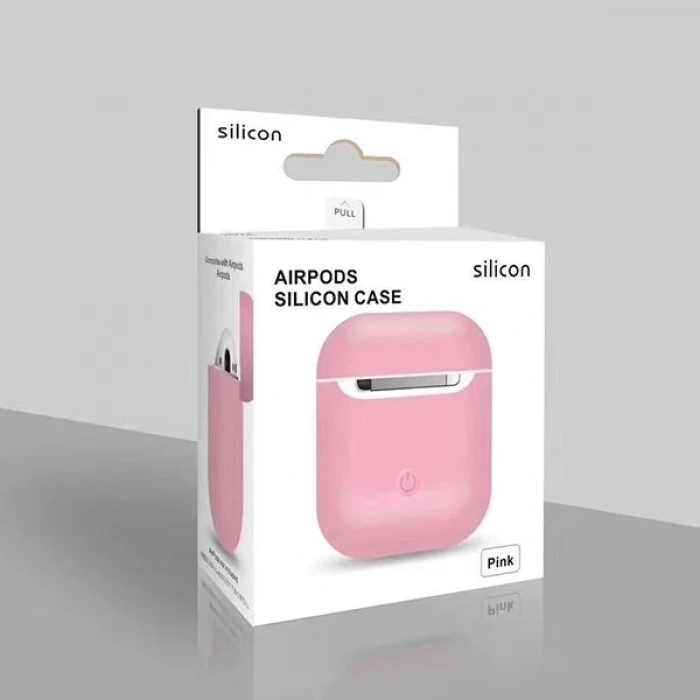 Nevamel Ally Apple Airpods İçin Soft Silikon Tam Kaplayan Kılıf-(5775)