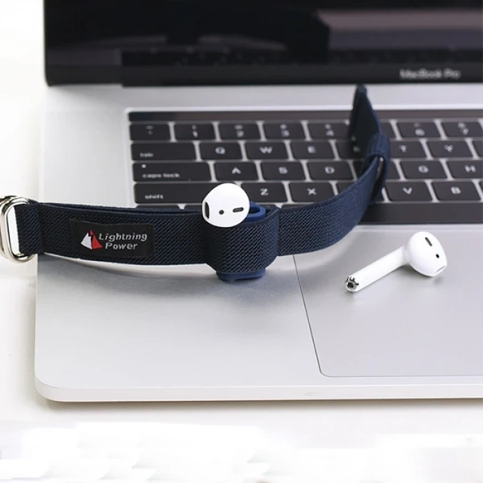 Nevamel Ally Apple Airpods İçin Tutucu Nylon Kol Bandı Spor Bandı-(5775)