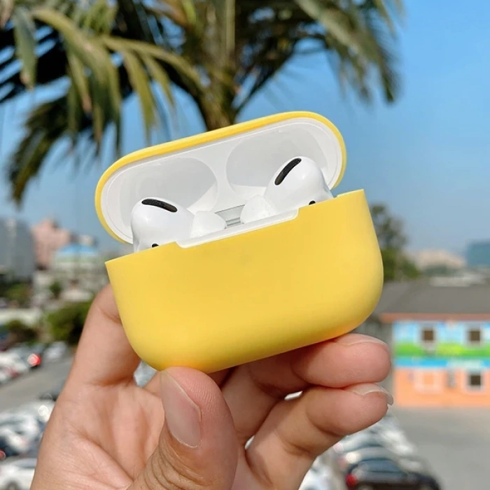 Nevamel Ally Apple Airpods Pro İnce Slim Silikon Kılıf-(5775)