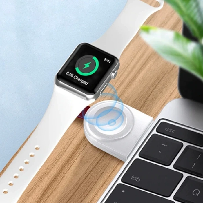 Nevamel Ally Apple İWatch 1-2-3-4-5-6-7-8 SE Magnetic Şarj Cihazı-(5775)