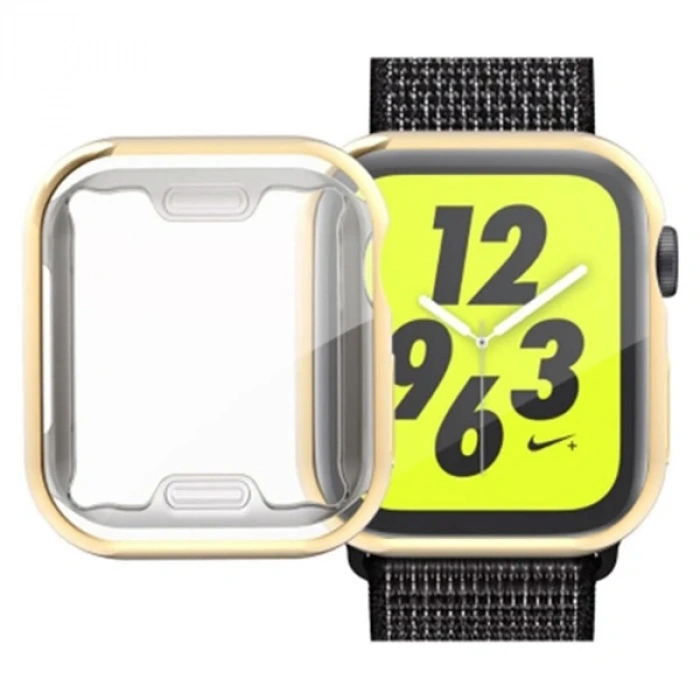 Nevamel Ally Apple İWatch  40mm 360 Koruma Ultra Slim Silikon Kılıf-(5775)