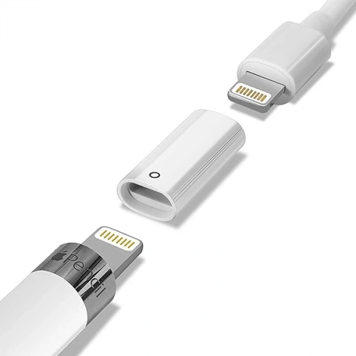 Nevamel Ally Apple Pen Pencil Kalem Usb Şarj Cihazı Lightning Adaptörü-(5775)