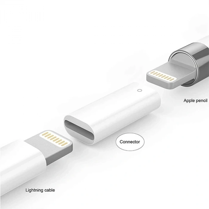 Nevamel Ally Apple Pen Pencil Kalem Usb Şarj Cihazı Lightning Adaptörü-(5775)