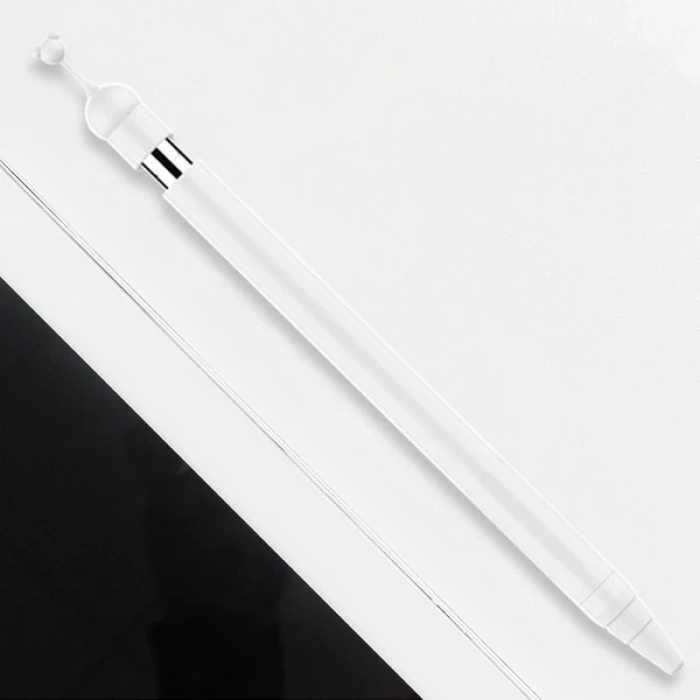 Nevamel Ally Apple Pencil 1 İçin Silikon Kılıf Koruyucu-(5775)