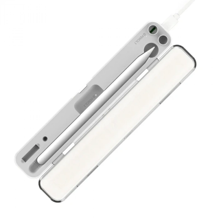 Nevamel ALLY Apple Pencil İçin Taşınabilir Şarjlı Kalem Kutusu-(5775)