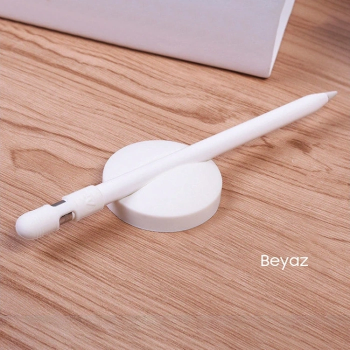 Nevamel Ally Apple Pencil Kalem Silikon Kılıf Ve Stand-(5775)