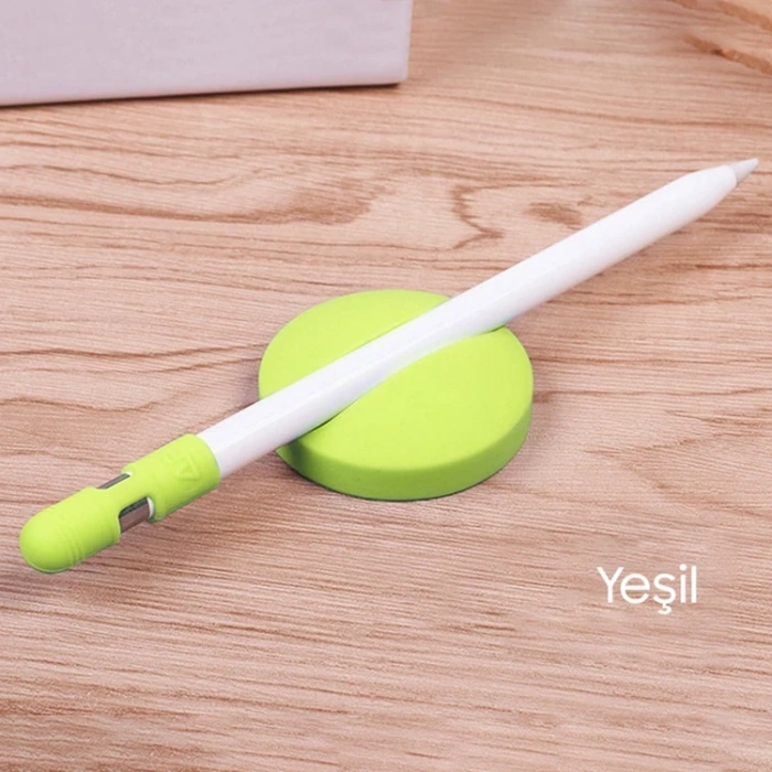 Nevamel Ally Apple Pencil Kalem Silikon Kılıf Ve Stand-(5775)