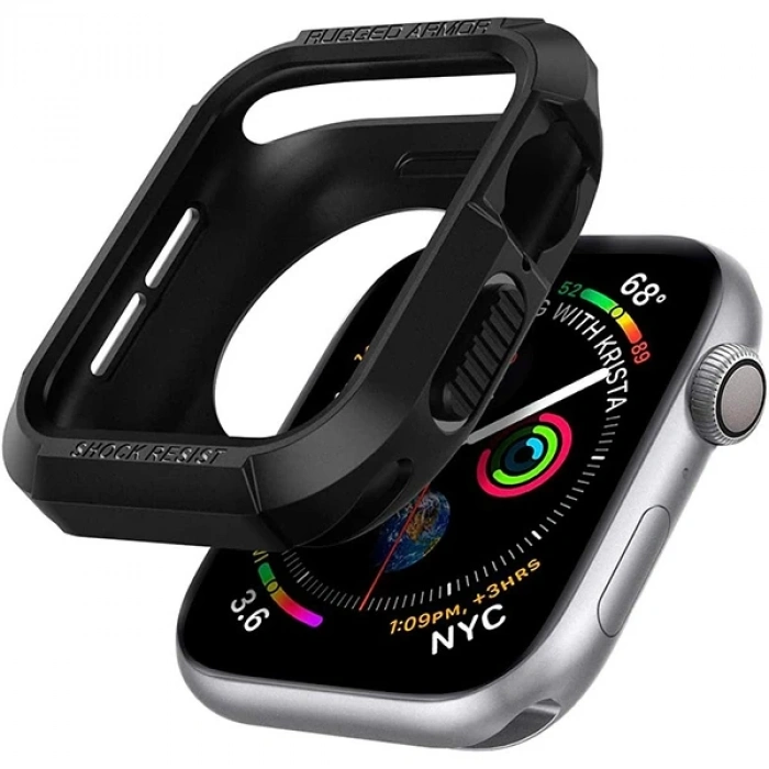 Nevamel Ally Apple Watch 4-5 40MM Şok Darbe Onleyici Silikon Kılıf-(5775)