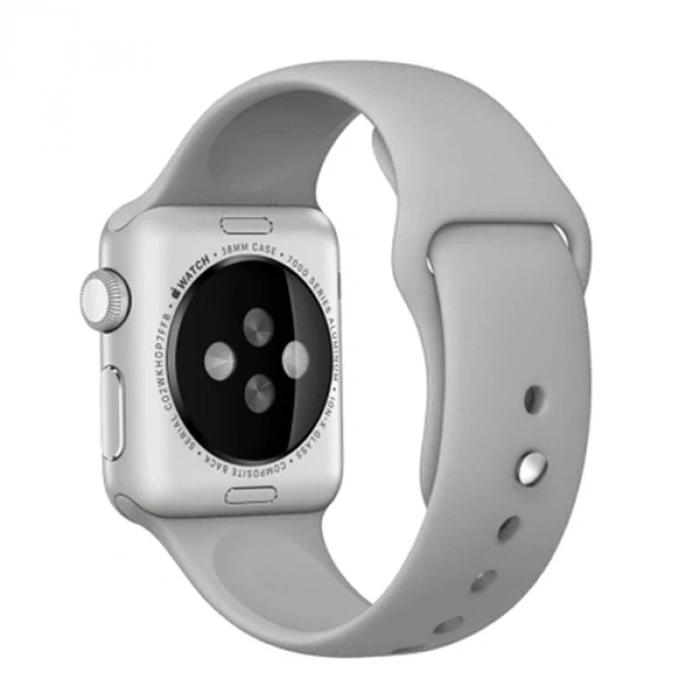 Nevamel Ally Apple Watch 7-8 41mm 6-5-4- 40mm Silikon Kordon Kayış 3-2-1 38mm-(5775)