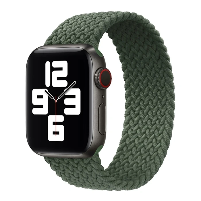 Nevamel Ally Apple Watch 7-8 41mm 6-5-4 40mm Single loop Plastik Kayış Kordon 3-2-1 38mm-(5775)